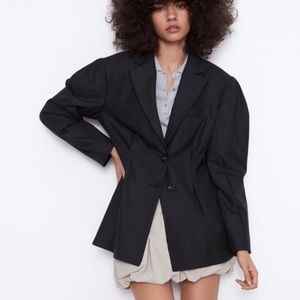 Zara Balloon Sleeve Blazer